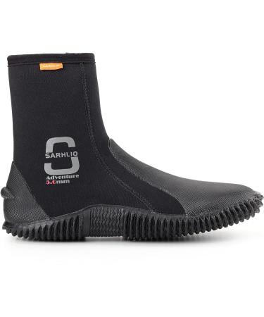 SARHLIO Neoprene Dive Boots 5mm | Zippered Anti-Slip Sole for Water Sports | Scuba Diving, Snorkeling, Rafting | Men's 6/Women's 7 - Buy Online on GoSupps.com