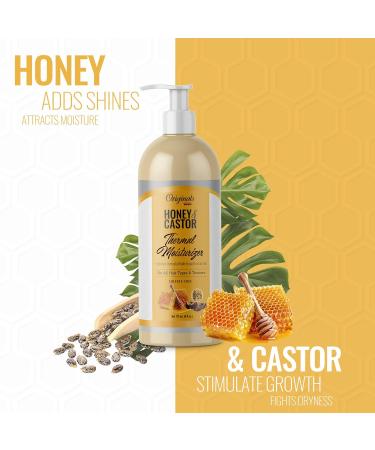 Originals by Africa's Best Honey & Castor Thermal Hair Moisturizer - Sulfate-Free 6 oz | Ideal for All Hair Types & Textures - Buy Online on GoSupps.com