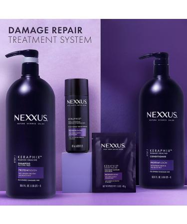 Nexxus Keraphix Shampoo 33.8 oz - Keratin Protein & Black Rice Formula - Buy Online on GoSupps.com