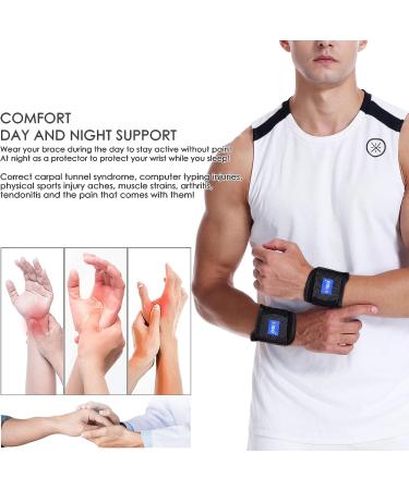 New Adjustable Wrist Brace for TFCC Tears - Dual Protection for Right & Left Hand | Pain Relief for Fitness Weightlifting Tendonitis & Carpal Tunnel - Buy Online on GoSupps.com