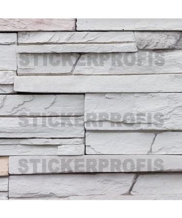 Premium Self-Adhesive Glass Look Stickers for Kitchen - Fracture Stone Wall Design - 60x220cm - Durable PET Material - Buy Online on GoSupps.com