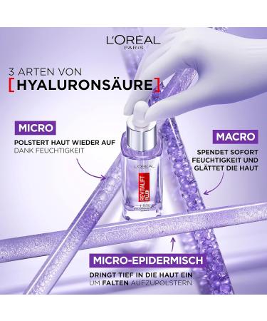 L'Or al Paris Revitalift Filler Facial Care Set - Anti-Aging Serum & Eye Serum with Hyaluronic Acid Vitamin C & Caffeine for All Skin Types - Buy Online on GoSupps.com