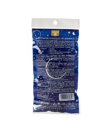 Earth Therapeutics Dream Zone Sleep Mask - Navy Blue for Comfortable and Peaceful Slumber - Buy Online on GoSupps.com