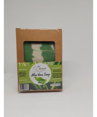 100% Natural Aloe Vera Soap | Green & White Bar Soap | Shop Internationally - Buy Online on GoSupps.com