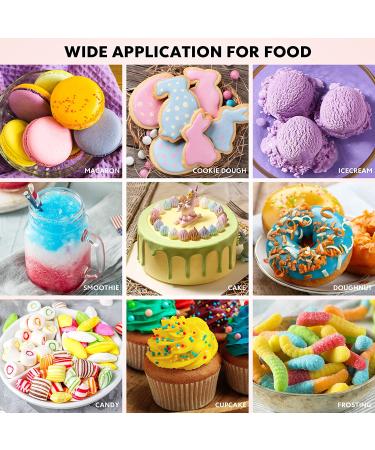 Cherrysea 12 Color Food Grade Liquid Dye Set for Cake Decorating, Baking, Easter Eggs - 10ml Bottles (Pack of 12) - Vibrant & Tasteless Food Coloring Kit - Buy Online on GoSupps.com