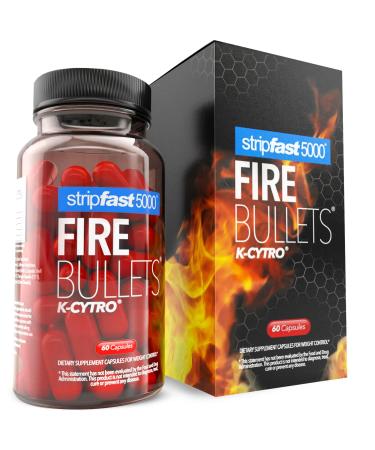 Fire Bullets with K-CYTRO for Women & Men, Weight Management Supplement System, Keto Diet Friendly, 30 Days Supply