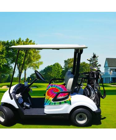 ENYORSEL Golf Cart Seat Covers  100% Microfiber Golf Cart Seat Towel/Blanket with Unique Patterns  52x32''  Universal for Most EZGO  Yamaha & Club Car ect of 2-Seat Golf Carts  Easy Install and Clean A-TieDye - Buy Online on GoSupps.com
