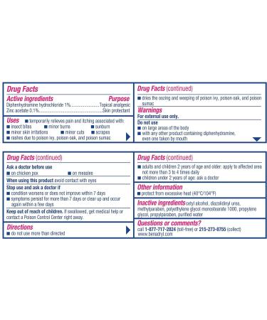 Benadryl Original Strength Anti-Itch Cream - 1 oz (Pack of 6) for Relief from Outdoor Itches - Buy Online on GoSupps.com