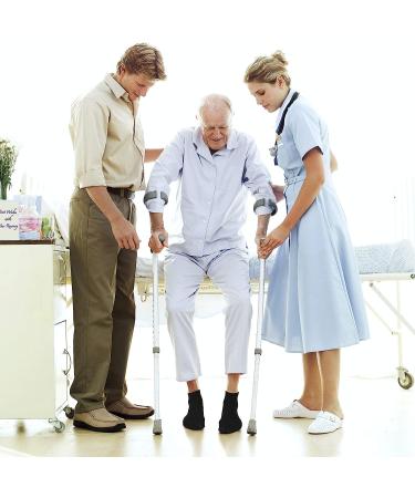 NEWCHAO Anti Slip Non Skid Socks 4 Pairs for Yoga Home Workout - Unisex Grip Socks for Pilates & Barre - Men Women Adults - (2 Pairs Black) + (2 Pairs Gray) - Buy Online on GoSupps.com