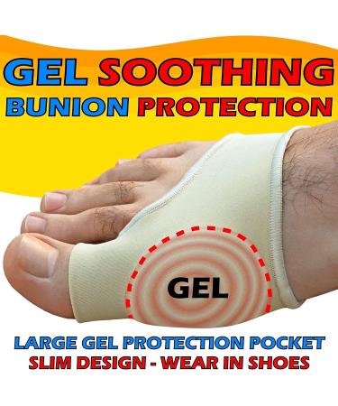 JIAHAO Silicone Bunion Corrector Socks - Hallux Valgus Toe Separator for Foot Care | Orthopedic Foot Relief - Buy Online on GoSupps.com