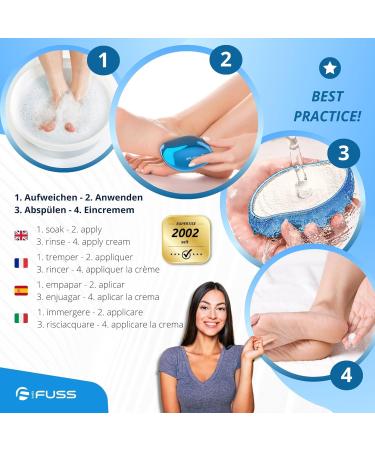 Mr. Fuss Nano Glass 2-in-1 Corneal Remover File - Safe & Fast Wet & Dry Solution for Velvet Soft Baby Feet - Buy Online on GoSupps.com