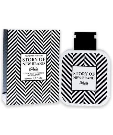 New Brand Perfumes Story Of New Brand White Men 3.3 oz EDT Spray - Buy Online on GoSupps.com
