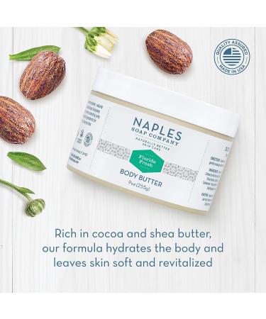 Florida Fresh Citrus Natural Body Butter - 9 oz Rich Cocoa Shea for Women | Nourishing and Moisturizing Skin Care - Buy Online on GoSupps.com