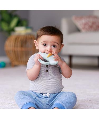 Infantino Squeeze & Teethe Textured Pal Puffin - Soft  Easy to Hold  Made from All-Natural Rubber - Buy Online on GoSupps.com