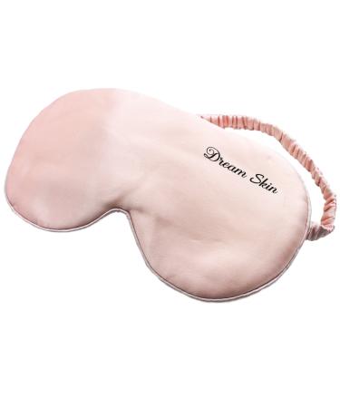 100% Mulberry Silk Soft Sleep Eye Mask JuveTex Beauty Wrinkle shade Cover Pink and White