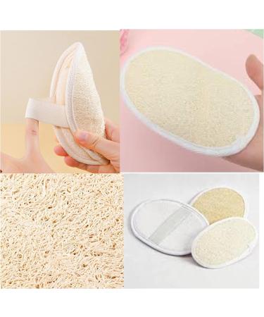 Jaunty Natural Loofah (6PC Pack) - Eco-Friendly Exfoliating Body Scrubber for Women, Babies, and Men - Buy Online on GoSupps.com