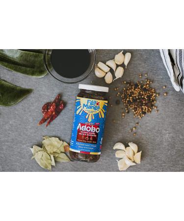 Fila Manila Spicy Filipino Adobo Tamari Soy Sauce 12oz - Vegan, Gluten-Free, Dairy-Free, No MSG, Made in USA | As Seen on TikTok - Buy Online on GoSupps.com
