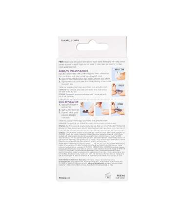 Buy Kiss Nails GEL FANTASY Short Design - KGN12-RIBBONS | Adhesive Tabs & Glue | International Shipping Available - Buy Online on GoSupps.com