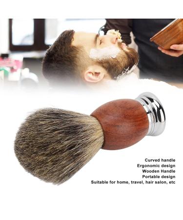 Premium Men's Shaving Brush with Wooden Handle | Soft Hair for Home & Travel - International Shipping - Buy Online on GoSupps.com