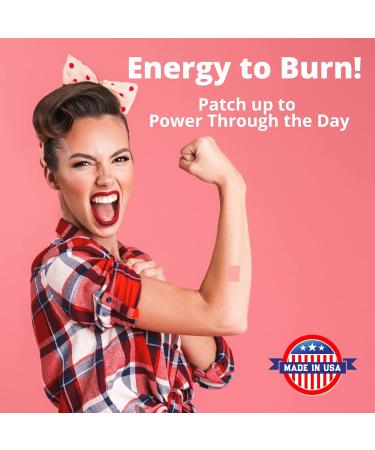 Red Energy & Endurance Patch - Natural USA-Made Energy Booster - 30 Patches for Optimal Performance - Buy Online on GoSupps.com