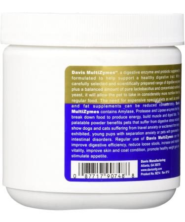 Davis MultiZymes Nutritional Supplement 14 oz - Superior Digestive Support - Buy Online on GoSupps.com