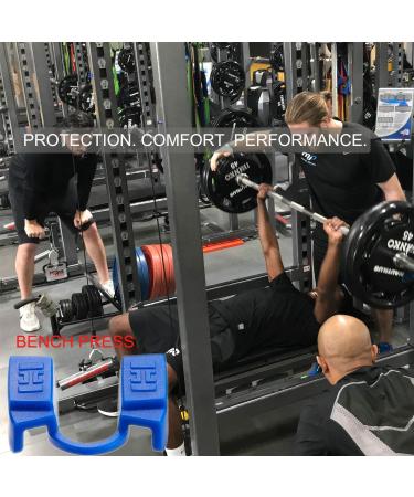 Weight Lifting Mouthpiece for Fitness | 2-Pack Blue Powerlifting Protection - Ideal for Strength Sports - Buy Online on GoSupps.com
