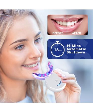 Luelli Professional Teeth Whitening Kit - Enamel Safe, 32 LED Lights, Wireless, 3 Gel Pens - for Sensitive Teeth | Home & Travel - Buy Online on GoSupps.com