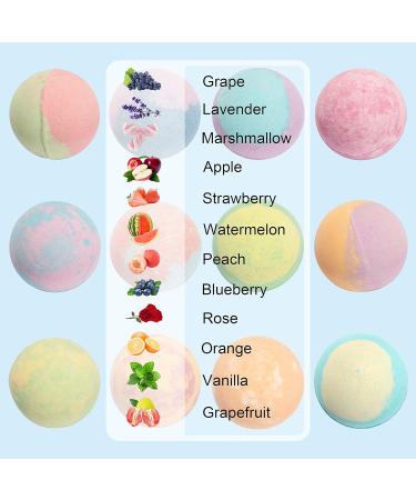 JOYIN Bath Bombs with Mixed Animal Toys - 12 Pack Surprise Inside Bubble Bath Fizzies with Natural Essential Oils for Kids | Perfect Easter Basket Stuffers and Birthday Gifts for Boys and Girls - Buy Online on GoSupps.com