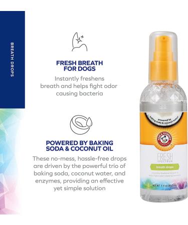 Arm & Hammer Fresh Spectrum Bad Dog Breath Treatment | Dental Care for Dogs | Freshens Breath | Mouthwash Water Additive & Drops - Buy Online on GoSupps.com