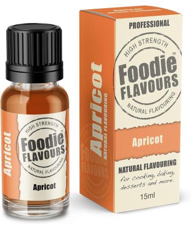 Foodie Flavours Natural Apricot Flavouring High Strength - 15ml - Buy Online on GoSupps.com