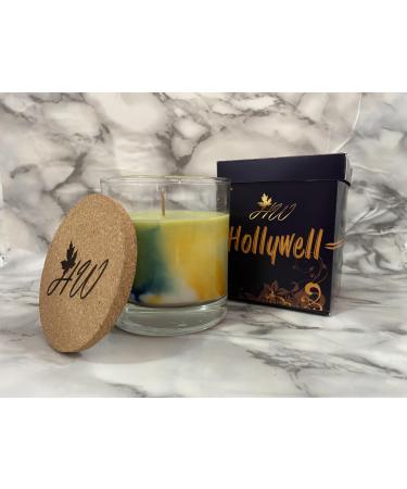 Hand-Poured Scented Marble Candle up to 60 Hours Burn time for Wedding Dinner Christmas Restaurants and Home Decor Blue