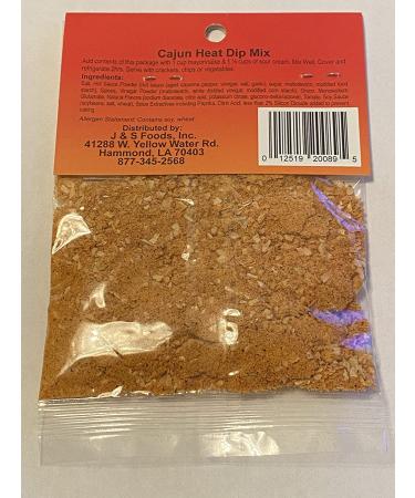 Cajun Heat Dip Mix - Authentic Cajun Country Flavor -1oz Packet (Makes 2.5 Cups) - Buy Online on GoSupps.com