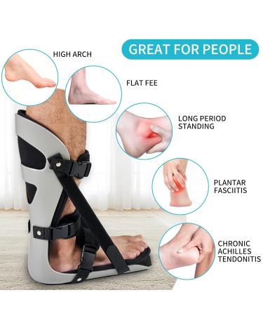 Medibot Plantar Fasciitis Night Splint | Adjustable Foot Brace for Heel Pain Relief | Fits Right & Left Foot | Comfortable Support for Achilles Tendonitis & Bone Spurs - Buy Online on GoSupps.com