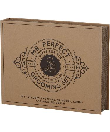 Santa Barbara Design Studio Men's Grooming Kit - Perfect Groom Wedding Gift | 4-Piece Cardboard Book Gift Box - Buy Online on GoSupps.com