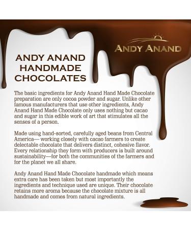 Andy Anand Dark Chocolate Orange Peel Amazingly Delicious Divine Delectable Gift Boxed & Greeting Card Birthday Valentine Christmas Mothers Fathers day Anniversary (1 lbs) - Buy Online on GoSupps.com