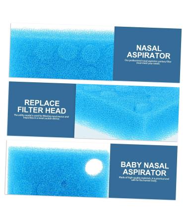 Hemoton 40 Pcs Set Nasal Aspirator Sponge Replacement Filters - Baby Care Hygiene - Buy Online on GoSupps.com