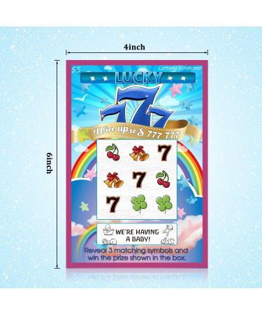 20 Pregnancy Announcement Scratch-Off Cards | Creative Baby Reveal Lottery Tickets | Unique Surprise for Family & Friends - Buy Online on GoSupps.com