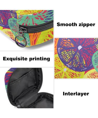 Women s Band Storage Bag & Menstrual Cup Pocket - High Capacity Makeup Organizer in Lemon Pattern for Travel - Buy Online on GoSupps.com