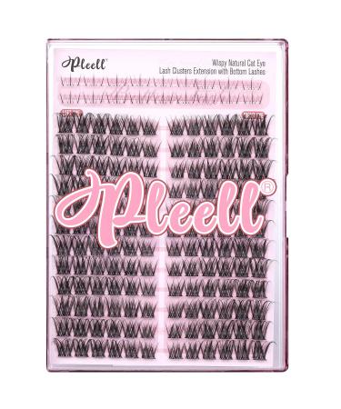 Buy Wispy Lash Clusters - Natural Cat Eye Eyelash Extensions (10-16MM) | Pleell Lashes | International Shipping - Buy Online on GoSupps.com