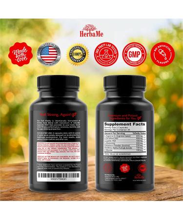 HerbaMe HGH Supplements 90 Capsules - Muscle Building & Growth Formula for Men and Women - Buy Online on GoSupps.com