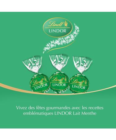Lindt Lindor Milk Chocolate Mint Cone 200g - Buy Online on GoSupps.com
