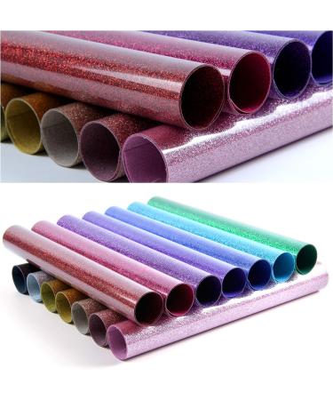 HTV Heat Transfer Vinyl Bundle - 14 Colors - Iron On Vinyl for Cricut & T-Shirts - Heat Press Vinyl for DIY Crafts - Buy Online on GoSupps.com