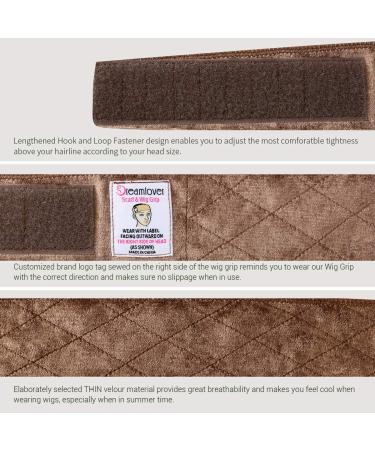 Deamlover Brown Wig Grip Headband - Edge Saver for Wigs - Buy Online on GoSupps.com