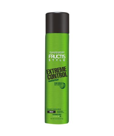 Garnier Fructis Style Control Anti-Humidity Hairspray, Extreme Hold, No Color, Fruit, 8.25 Oz