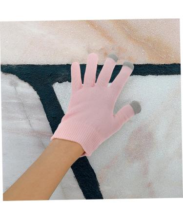 Didiseaon 1 Pair Gel Pink Gloves Moisturizing Gloves Hand Protection Overnight Spa Gloves Hand Lotion Gloves Hand Moisturizer Gloves Hand Caring Gloves Ordinary Cotton Essential Oil 21x14cm Pink - Buy Online on GoSupps.com
