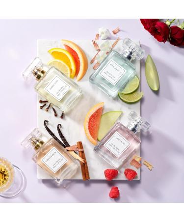 Valentines Gifts for Women Perfume for Women Women's Perfume Gift Set - 4pc Sampler With Vanilla Musk Amber Noir Blue Lagoon & Mary Rose Fragrances - Large Bottle of Floral Parfum Made in France White Set - Buy Online on GoSupps.com