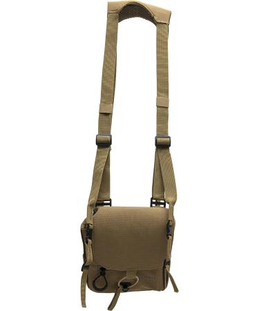 Tacamee Binocular Harness Pack - Cordura Nylon w/ Weather & Abrasion Resistance | Adjustable, Portable Case w/ Fleece Lined Interior & Range Finder Pouch, Brown - Buy Online on GoSupps.com