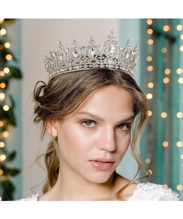 AW BRIDAL Gold Wedding Tiaras & Crowns for Women | Elegant Bridal Headpiece - Buy Online on GoSupps.com
