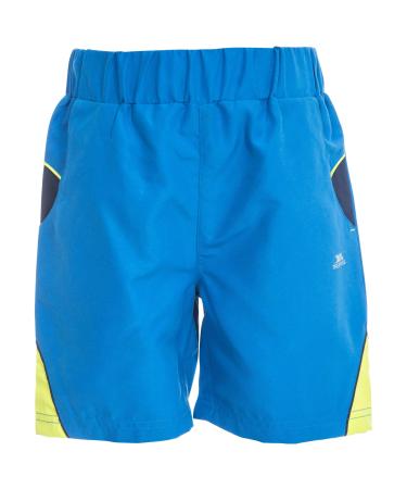 Trespass Boys Quick Dry Shorts Kickoff 5-6 Blue