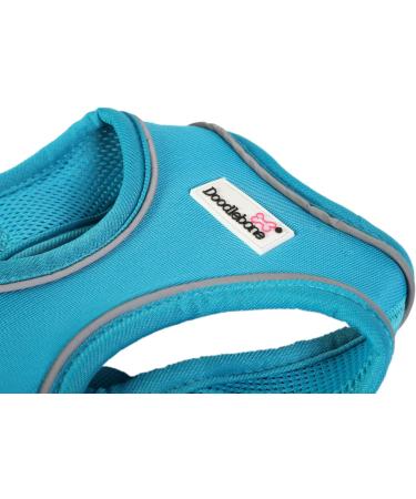 Doodlebone Snappy Harness Aqua 3 - Adjustable Dog Harness in Aqua Color - Buy Online on GoSupps.com